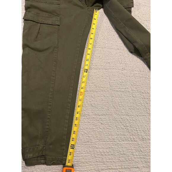 H&M Cargo Pants 10 Green Street Style Jogger - Picture 8 of 13